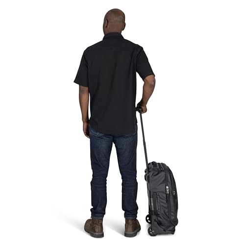 Osprey Transporter Wheeled Carry-On, Raven Black