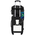 Wrangler Smart Spinner Hardside Luggage, 2 Piece Set, Black
