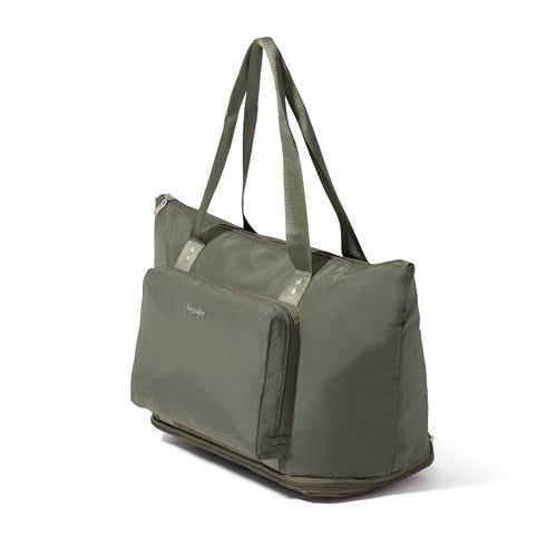 Carryall Expandable Lightweight Travel Tote 22" Packable Folding Compact Nylon Washable Weekender w/Luggage Sleeve