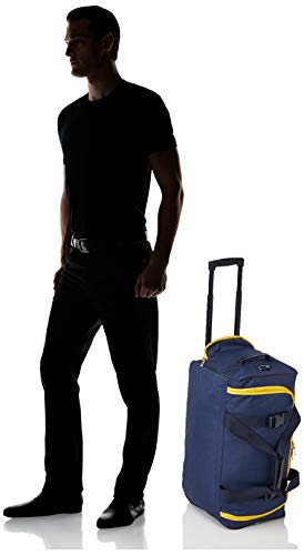 Rockland 40" Polyester Rolling Duffel Bag, Navy
