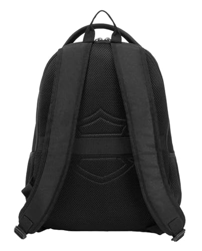 Harley-Davidson Metal Bar & Shield Cruiser Rugged Backpack, Polyester Black