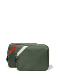 Paravel Compression Cubes | Expandable Luggage Packing Organizer for Travel Accessories | 2 Pack Storage Cubes | Safari Green