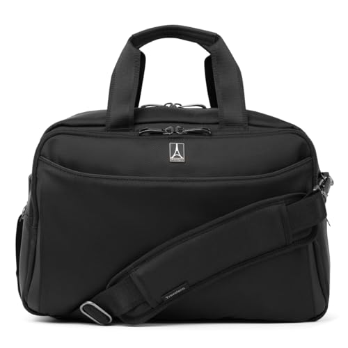 Travelpro Crew Classic Lightweight Softside Luggage, Underseat Travel Tote Bag, Men and Women, Black