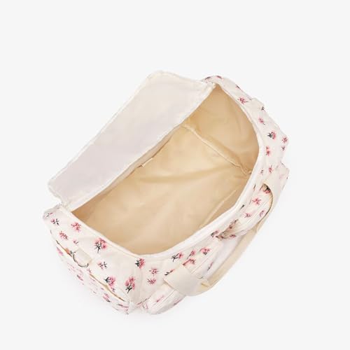 ALINUOYQ Quilted Diaper Bag Tote Cute Large Baby Bag for Mom, Hospital Bags for Labor Delivery, Weekender & Overnight Travel Duffel Bags for Women, Pañaleras para Bebe