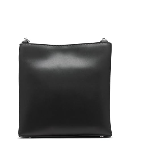 Calvin Klein Soma North/South Messenger Crossbody, Black/Silver, One Size