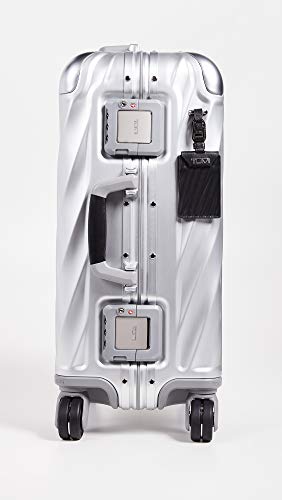 TUMI Men's 19 Degree Aluminum International Carry On, Silver, One Size