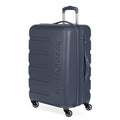 SwissGear 7366 Signature Hardside Expandable Luggage with Spinner Wheels, TSA Lock, Navy, Checked-Medium 23-Inch