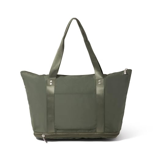 Carryall Expandable Lightweight Travel Tote 22" Packable Folding Compact Nylon Washable Weekender w/Luggage Sleeve