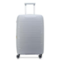DELSEY Paris Dune Hardside Expandable Luggage with Spinner Wheels, Lunar Rock, Checked-Medium 25 Inch