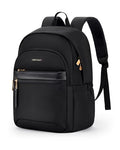 LIGHT FLIGHT Travel Backpack for Women, 15.6 Inch Stylish Laptop Backpack, Computer Bag for College Work Daily, Water-Resistant Casual Daypack with USB Port, Black
