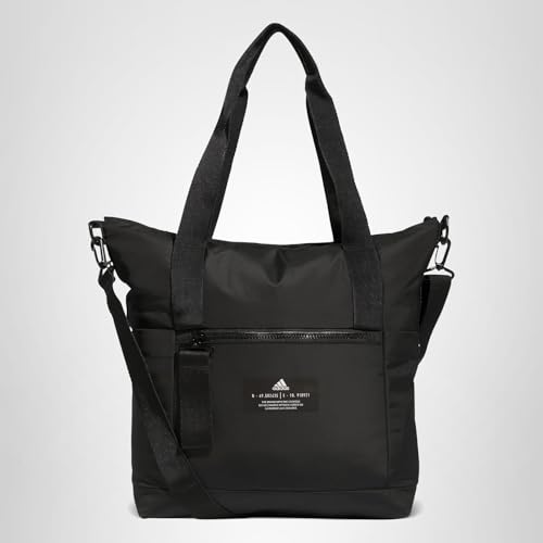 adidas All Me Tote Bag – Everyday Carryall with Crossbody Strap, Black/2, OSFA
