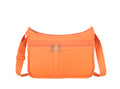 LeSportsac Tangerine Deluxe Everyday Crossbody Bag + Cosmetic Bag, Style 7507/Color R119, Uplifting & Vibrant Juicy Orange, Zesty New Neutral Evokes Joy, Positivity & Friendship, Luminous Citrus Shade