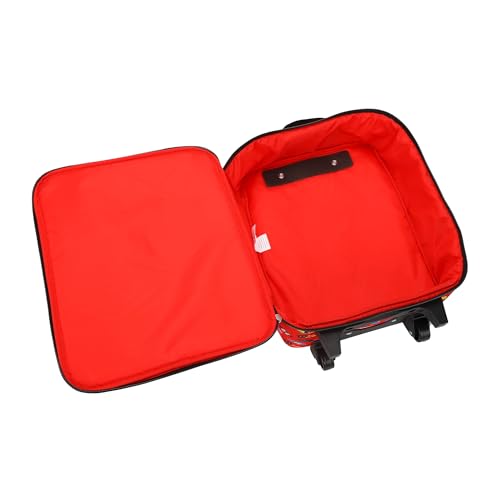 Bioworld Cars Lightning McQueen Kids' 4-Piece Travel Set With Suitcase, Duffle Bag, Toiletries Case, and Luggage Tag