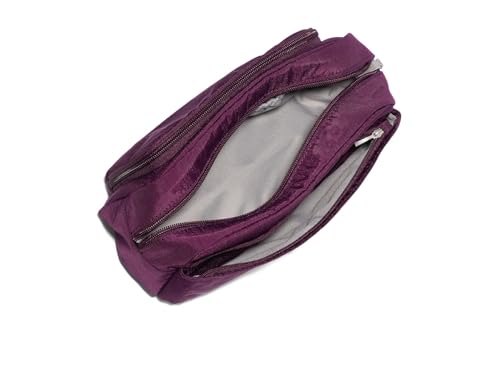 Pocket Cosmetic with Brush Organization - Lightweight 9.4”x5.5”x3.5” Makeup Bag - Travel Essentials Makeup Organizer