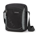 mixi Crossbody Sling Bag for Men Women Lightweight Water Resistant Casual Shoulder Bag for Daily Commute Travel Hiking Daypack, 11 inch Black Gray