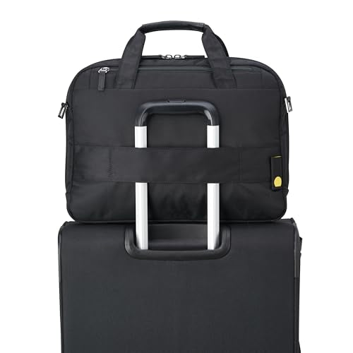 DELSEY PARIS Wagram Briefcase with Laptop Sleeve, Black