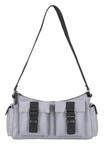 Harley-Davidson Unisex Multi-Purpose Nylon Top Zip Utility Bag, Gray