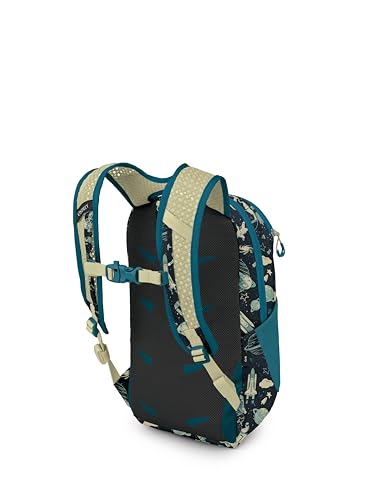 Osprey Daylite Jr. Kids' Commuter Backpack, Space Travel Print/Antique Blue