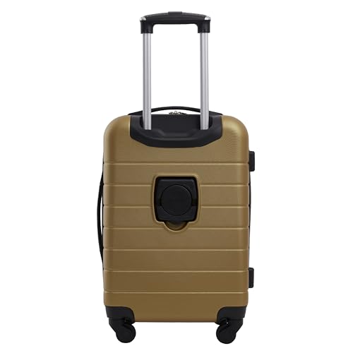Wrangler Smart Spinner Hardside Luggage, 2 Piece Set, Wood Thrush