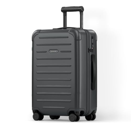 Solgaard Carry-On Closet Lite - Hard-Shell 20.8" Travel Luggage Bag (Grey)