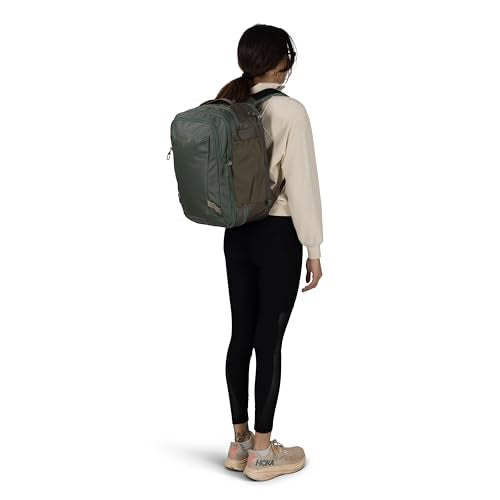 Osprey Transporter 26+6 Travel Pack - Expandable Personal Item Backpack with Laptop Sleeve - Lightweight Daypack, Pine Leaf Green