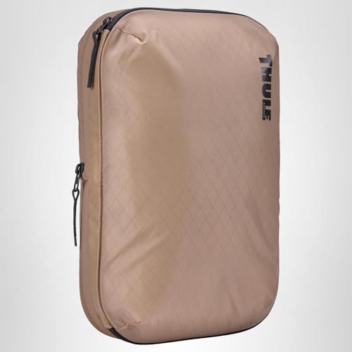 Thule Compression Packing Cube, Size Medium, Semitransparent Fabric, Easy to Pack, YKK Zippers