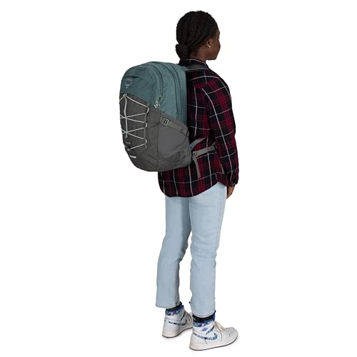 Osprey Quasar 26L Commuter Backpack, Cascade Blue/Coal Grey Heather