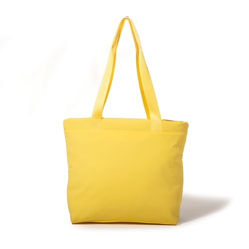 Baggallini Swift Tote Bag for Women - Lightweight 12x16 Nylon Zipped Travel Carry On Bag w/Luggage Sleeve