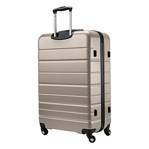 Skyway Epic 2.0 Hardside Lightweight and Durable ABS Shell Luggage, Spacious with Dual Spinning Wheels, Comfort Grip and Expandable, Men and Women