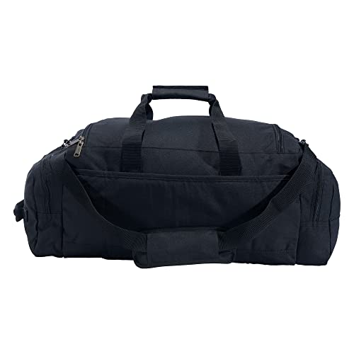Carhartt 40L Utility Duffel, Heavy-Duty Bag for Jobsite, Gym, & Travel, Black, 40L