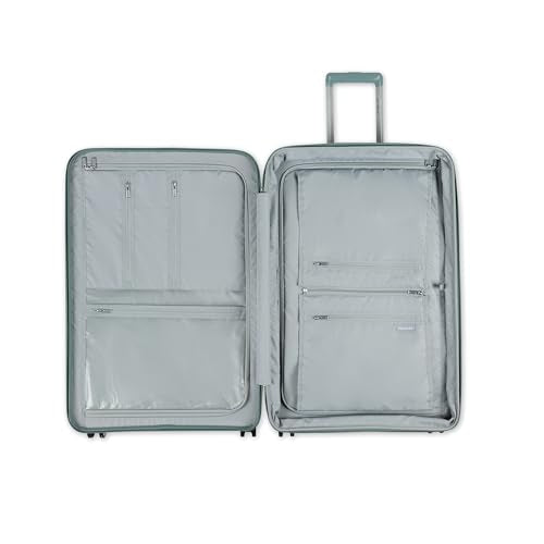 Samsonite Elevation Plus - Large Hardside Luggage - Scratch Resistant Polypropylene Shell, RightHeight™ Adjustable Handle, Integrated AirTag Holder, TSA Lock, WetPak™ Compartment - Cypress Green