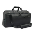 Briggs & Riley 22" Garment Duffle Bag for Travel - Carry On Suit & Dress Bag for Men & Women, Convertible Hanging Garment Weekender Bag with Hook, Separate Shoe Pocket - Baseline Collection, Black