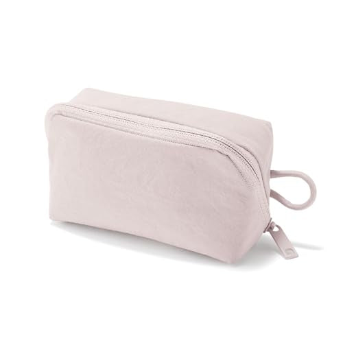 Crinkled Nylon Wide-Open Pouch - Small by MUJI