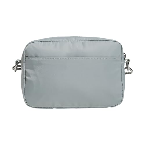 adidas Luxe Crossbody – Premium Shoulder Bag, Wonder Sage Green/Silver Metallic, OSFA
