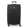 Travelpro Crew Classic Lightweight Softside Expandable Checked Luggage, 8 Wheel Spinner Suitcase, TSA Lock, Men and Women, Checked Large 29-Inch, Black