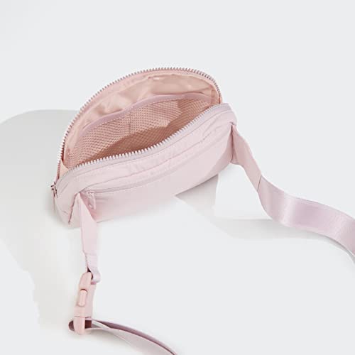 Pander Belt Bag Large 2L, Nylon Fanny Pack Purse for Women and Men with Adjustable Strap, Pink
