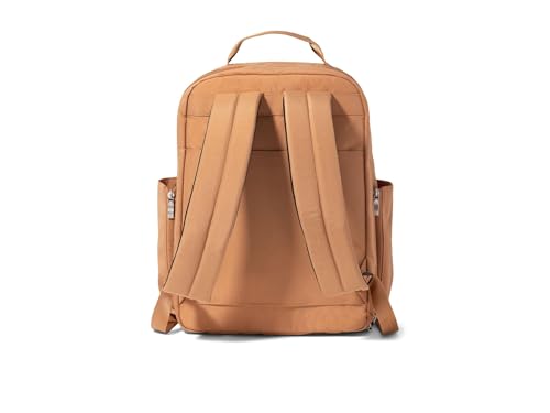 Baggallini Coastal Flip Lock Laptop Backpack - Lightweight 15x11 Travel Backpack w/RFID & Luggage Sleeve
