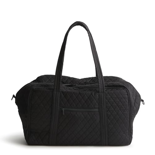 Vera Bradley Women's Premium Cotton Miramar Weekender Travel Bag, Moonless Night, One Size