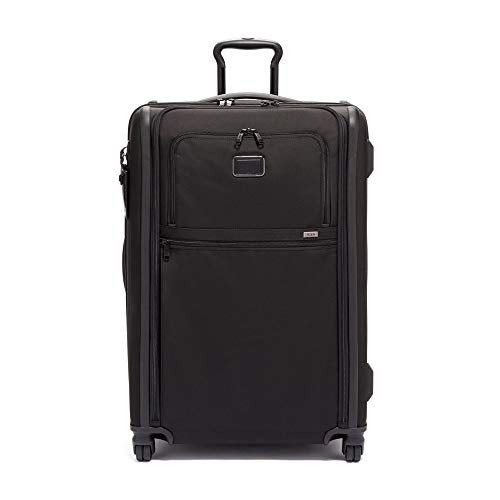 TUMI - Alpha Medium Trip Expandable 4-Wheeled Packing Case - Professional Travel Luggage - TSA Lock Tracer - TUMI Suitcase - Black