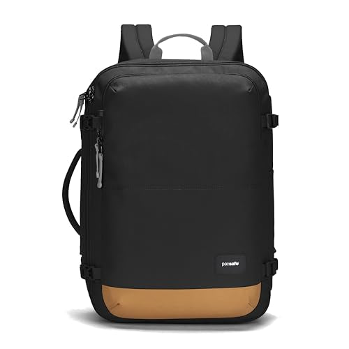 Pacsafe GO Anti Theft 34L Carry-on Backpack, Jet Black