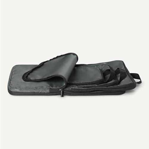 Amazon Essentials 4-Pack Ultralight Compression Packing Cubes Organizer, Grey