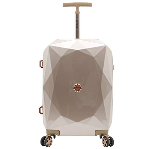 kensie Women's Gemstone Luggage Set, Rose Gold, 2 Piece Set (28"/20")