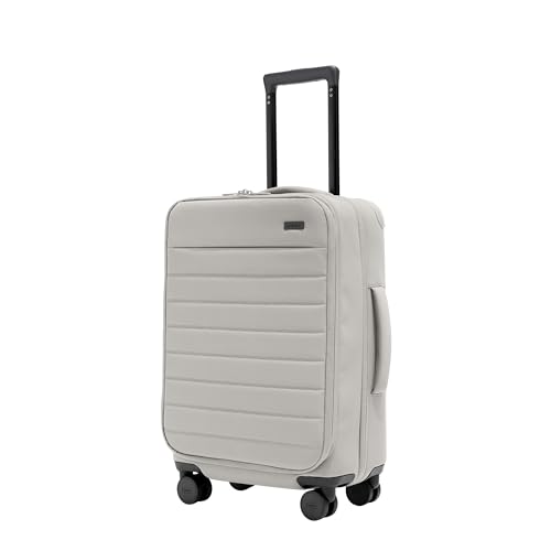 Away Carry-On Luggage - 22-Inch Lightweight, Expandable Softside Suitcase with 360° Spinner Wheels, Interior Compression System, TSA-Accepted Lock - Cloud Gray