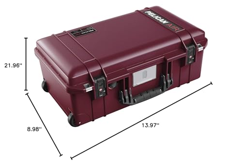 Pelican Air 1535 Travel Case - Carry On Luggage (Red)