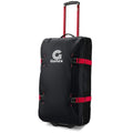 Gonex Rolling Duffle Bag with Wheels, Water-repellent 90L Nylon Large Wheeled Travel Duffel Luggage with TSA Lock & Telescopic Handle 30 inch, Black & Red