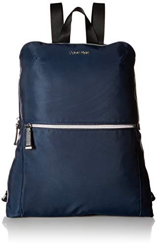 Calvin Klein Tatiana Nylon Packable Zip Around Backpack, navy