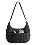 BAGSMART Quilted Crossbody Bags for Women Lightweight Puffer Purse Shoulder Hobo Bag for Daily Use Travel Essentials