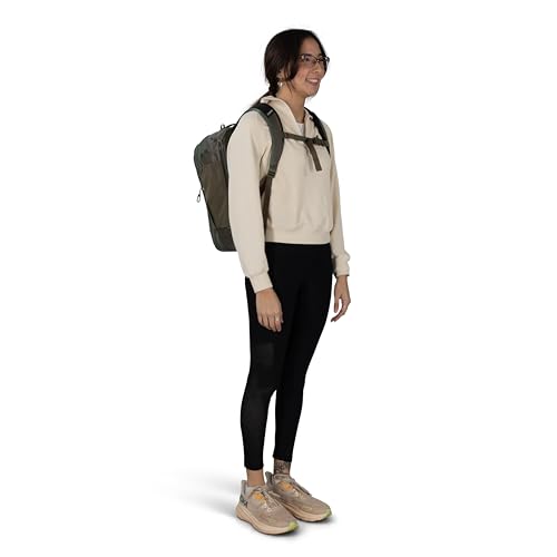Osprey Transporter 26+6 Travel Pack - Expandable Personal Item Backpack with Laptop Sleeve - Lightweight Daypack, Pine Leaf Green