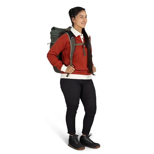 Osprey Transporter Roll Top Commuter Backpack, Pine Leaf