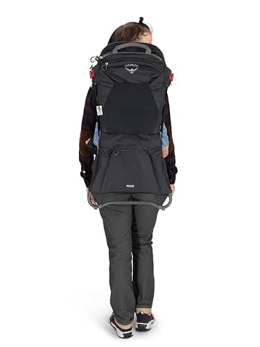 Osprey Poco Child Carrier Backpack - Adjustabel Travel Baby Carrier with Sunshade - Comfortable Hiking Carrief for Toddlers, Koseret Green